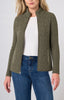 Olives Quilted Sweater Jacket