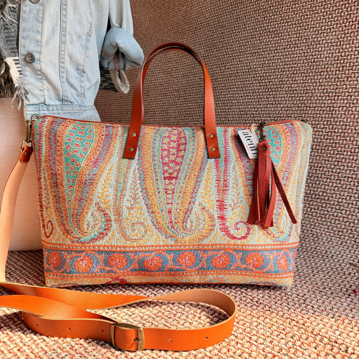 The Majorca Carpet Bag front