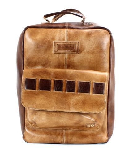 Bed|Stu Kamet Backpack Tan Teak Rustic Front