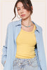 STRETCHY BASIC SLEEVELESS TOP mellow
