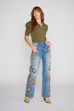 Driftwood Charlee Wide Leg Pant from model