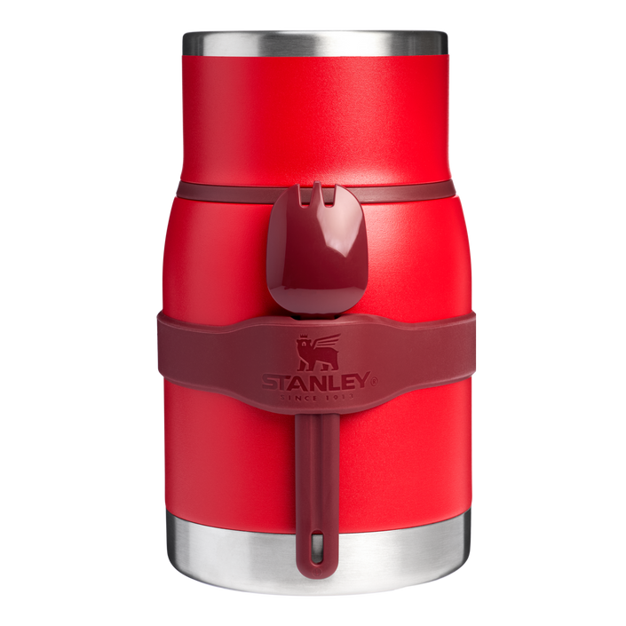 ADVENTURE TO-GO FOOD JAR + SPORK | 24 OZ Chilli red