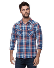 Winchester LS Vintage Wash Western Shirt front