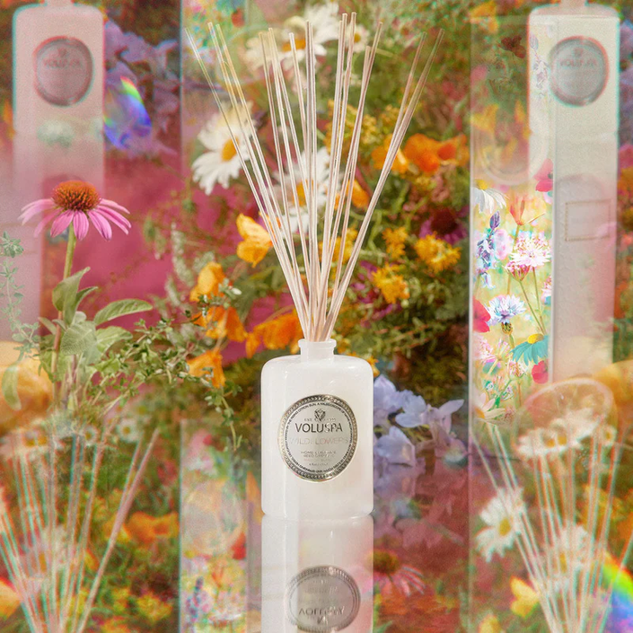 WILDFLOWERS REED DIFFUSER display