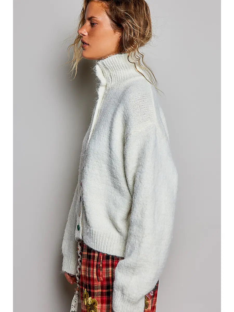Cherise Chic Knit Oversized Cardigan OS
