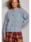 Hazel Ribbed Knit Cardigan