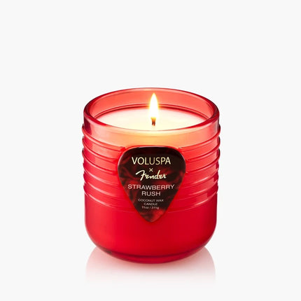 Fender Strawberry Rush 11oz Boxed Candle