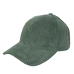 Solid Corduroy Fall Winter Baseball Hat - Sage