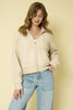 LONG SLEEVE MOCK NECK SWEATER ZIP UP JACKET