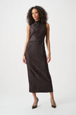 Penny's Pleated Satin Dress