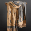 Deer Hunting Stag Head Winter Scarf