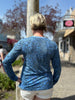 Sarah Round Neck Long-Sleeve W Darts galaxy back