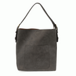 Joy Hobo 2 In 1 Handbag Charcoal / Black