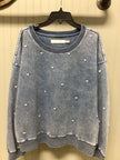 Janice Sweatshirt W Stars EMB