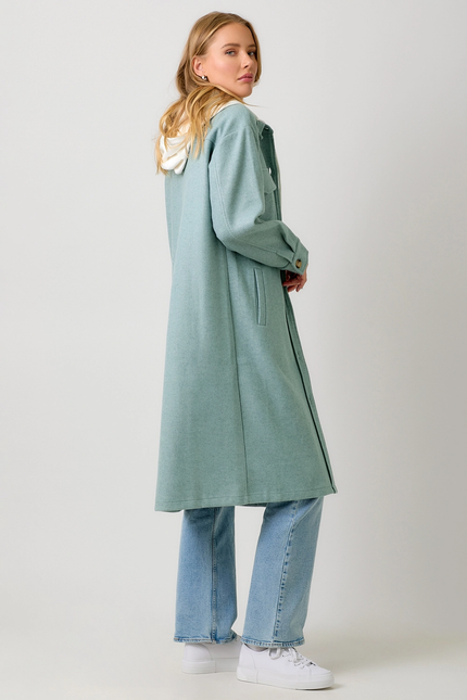 TWOFER HOODIE SOLID COAT