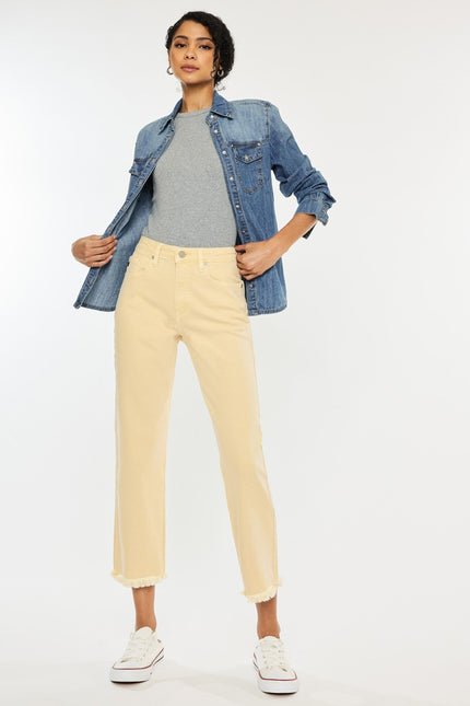 RISE CROPPED STRAIGHT front