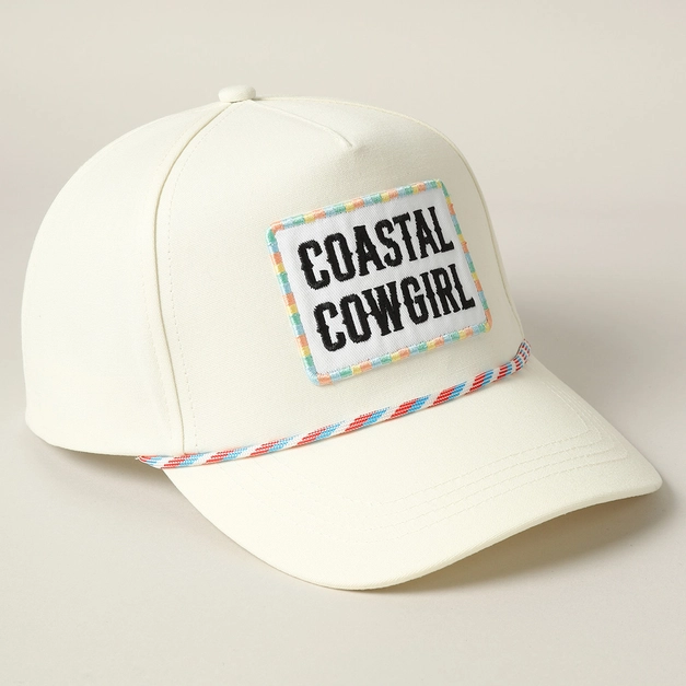 Coastal Cowgirl Embroidery Patch Multi Band