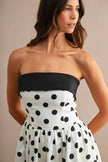 The Tricia Polka Dot Midi Dress