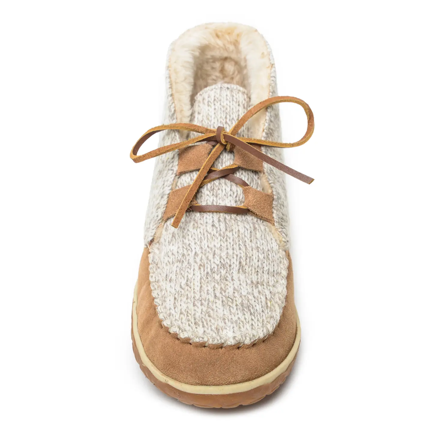 Women's Torrey Cozy Faux Fur Lined Lace-Up Slipper Booties front