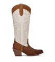 Caramel Ivory - Reverse Antique Leather / New Ex