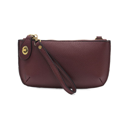 Joy Mini Crossbody Wristlet Clutch - Deep Crimson