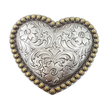 Western Statement Heart Buckle