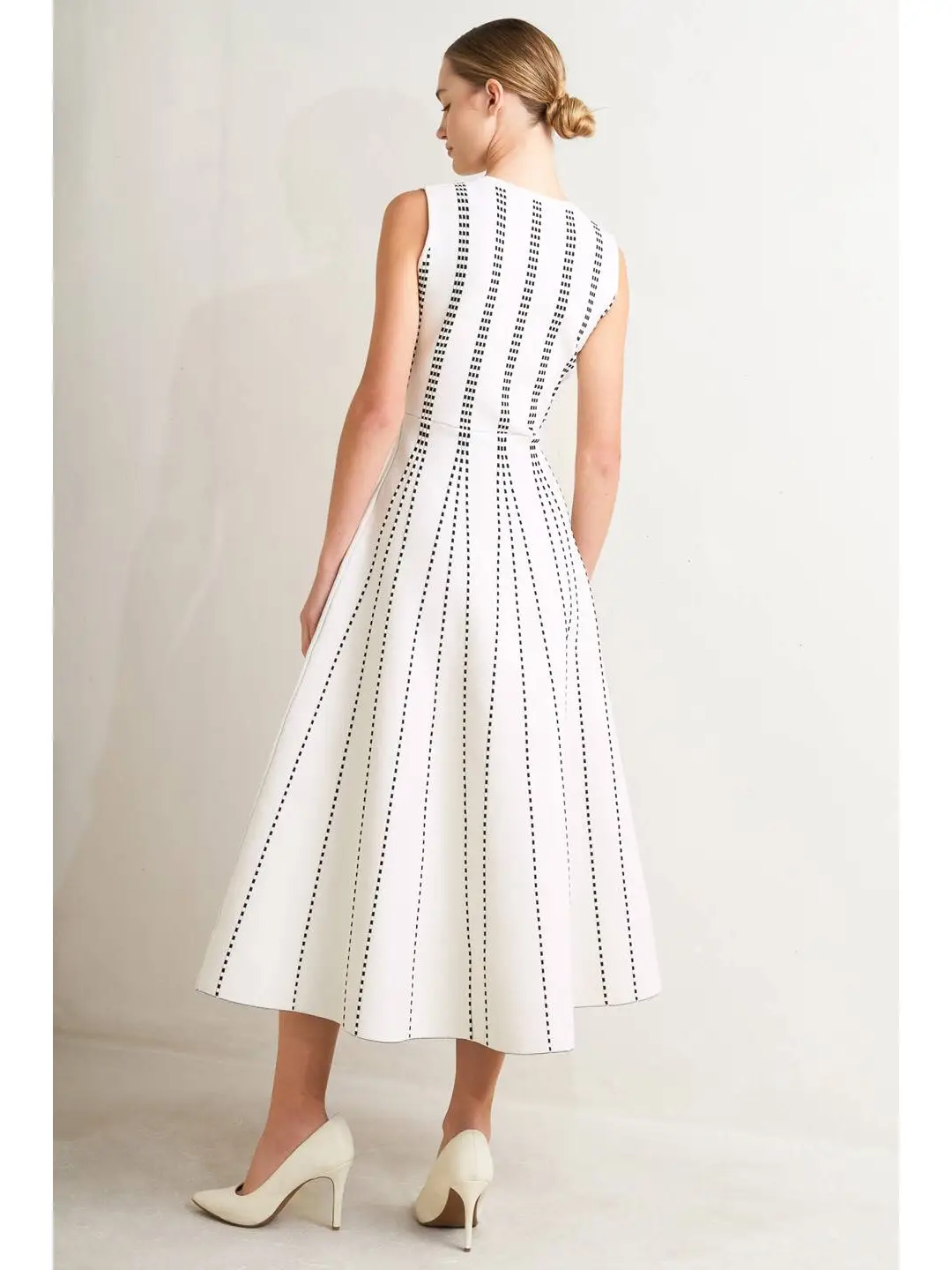 Miranda Jacquard Sweater Midi Dress