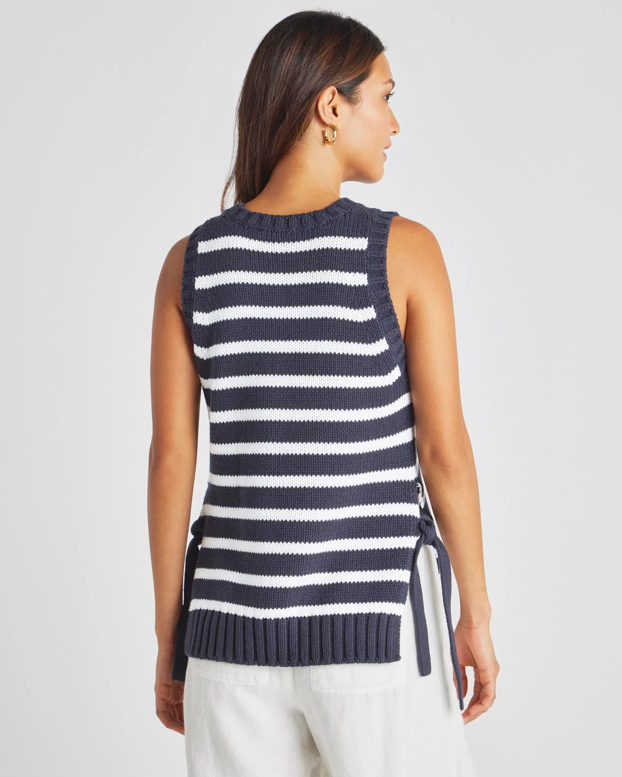 Zoey Tie Sweater Tank back