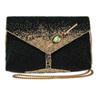 Olive You Beaded Martini Glass Crossbody Clutch