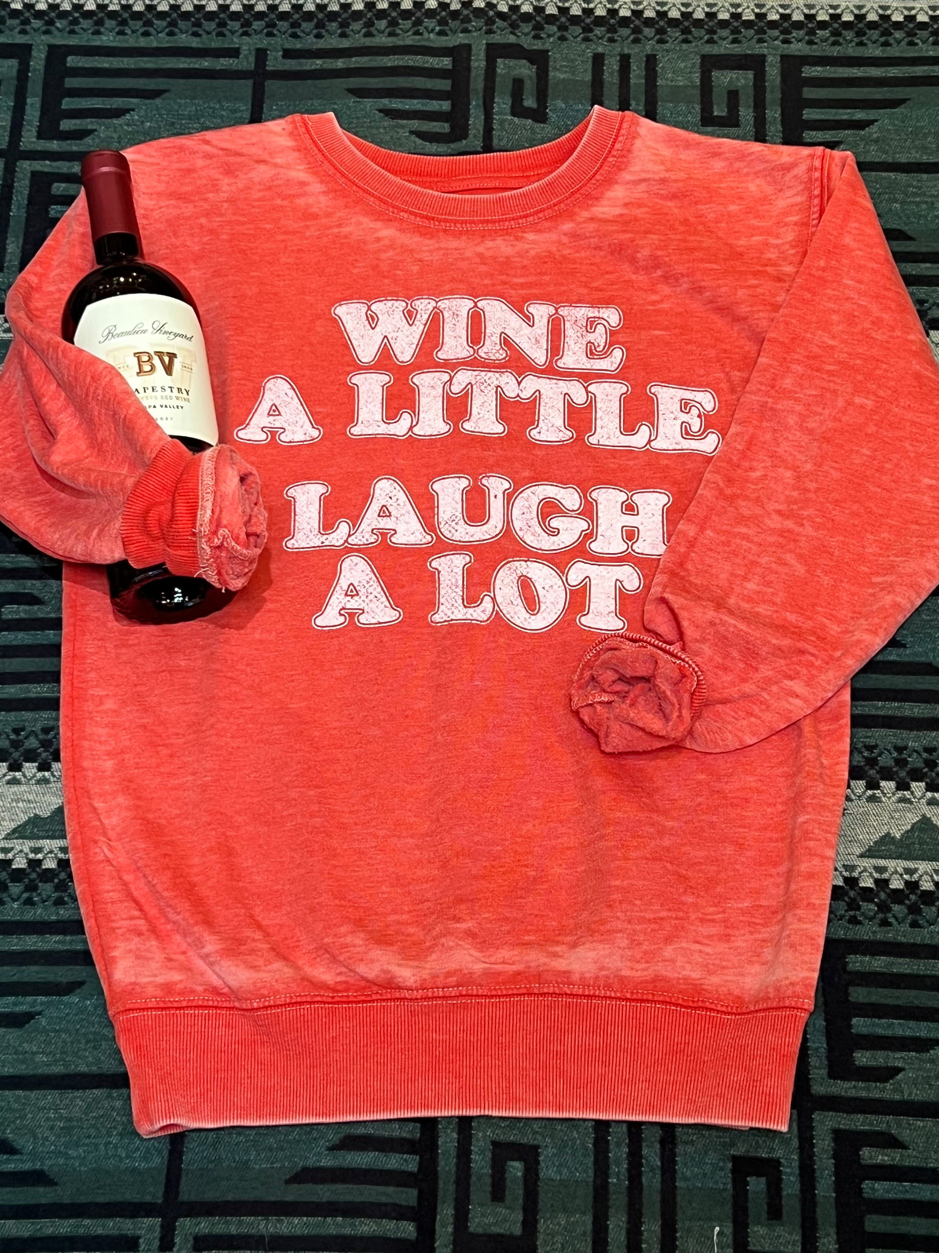 Recycled Karma I Wine. A Little Sweatshirt Paprika