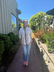 Cowgirl Embroidery Corduroy Shirt