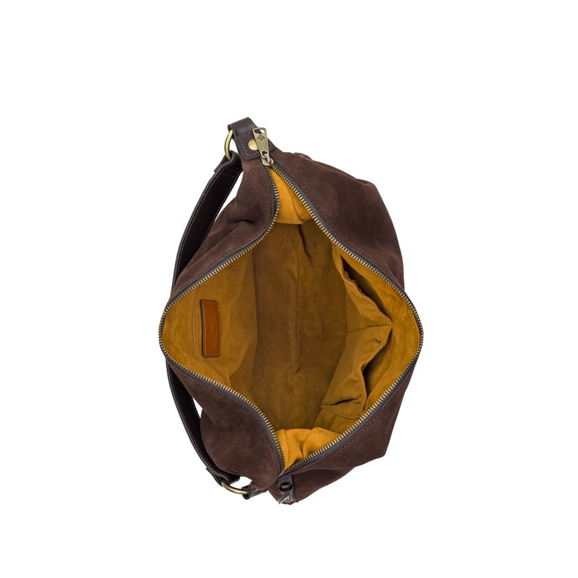 Esther Hobo Suede Handbag