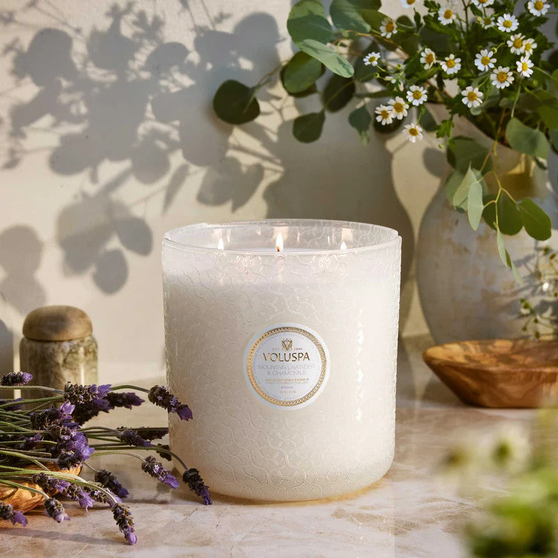 Mountain Lavender & Chamomile | 5 Wick Hearth Candle