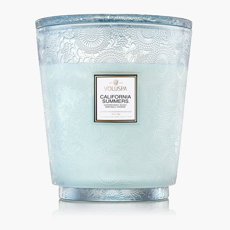 California Summers 5 Wick Hearth Candle 