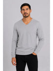 SOLID V-NECK SWEATER
