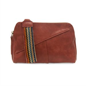 Terracotta Gigi Crossbody with Woven Wrist Strap