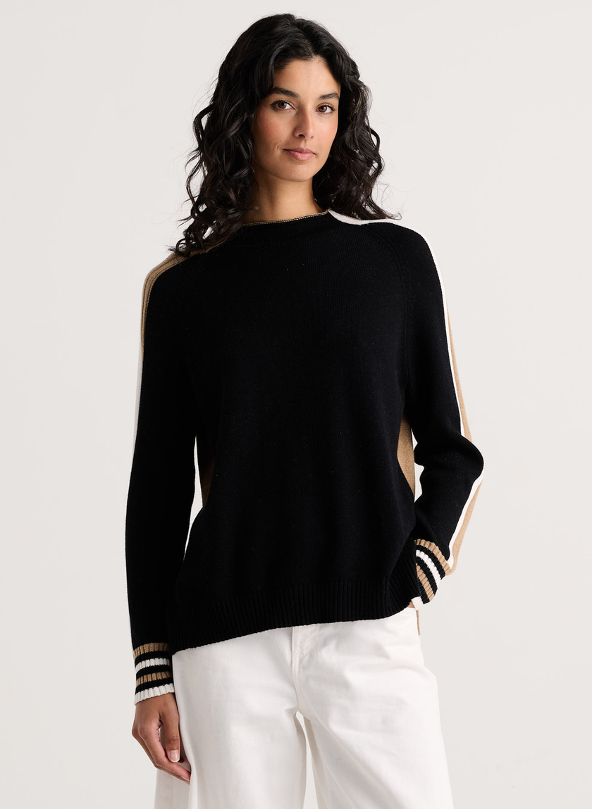 TWO-WAY FUNNEL NECK Sweater