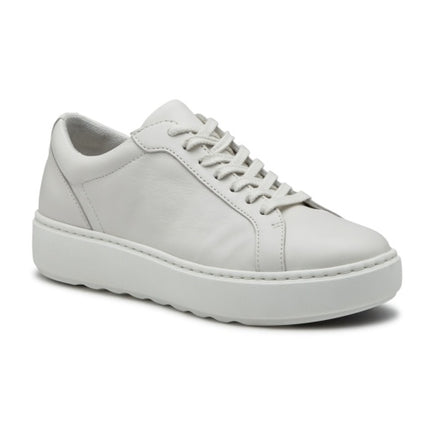 CAMMIE LACE-UP White Tumbled Full Grain