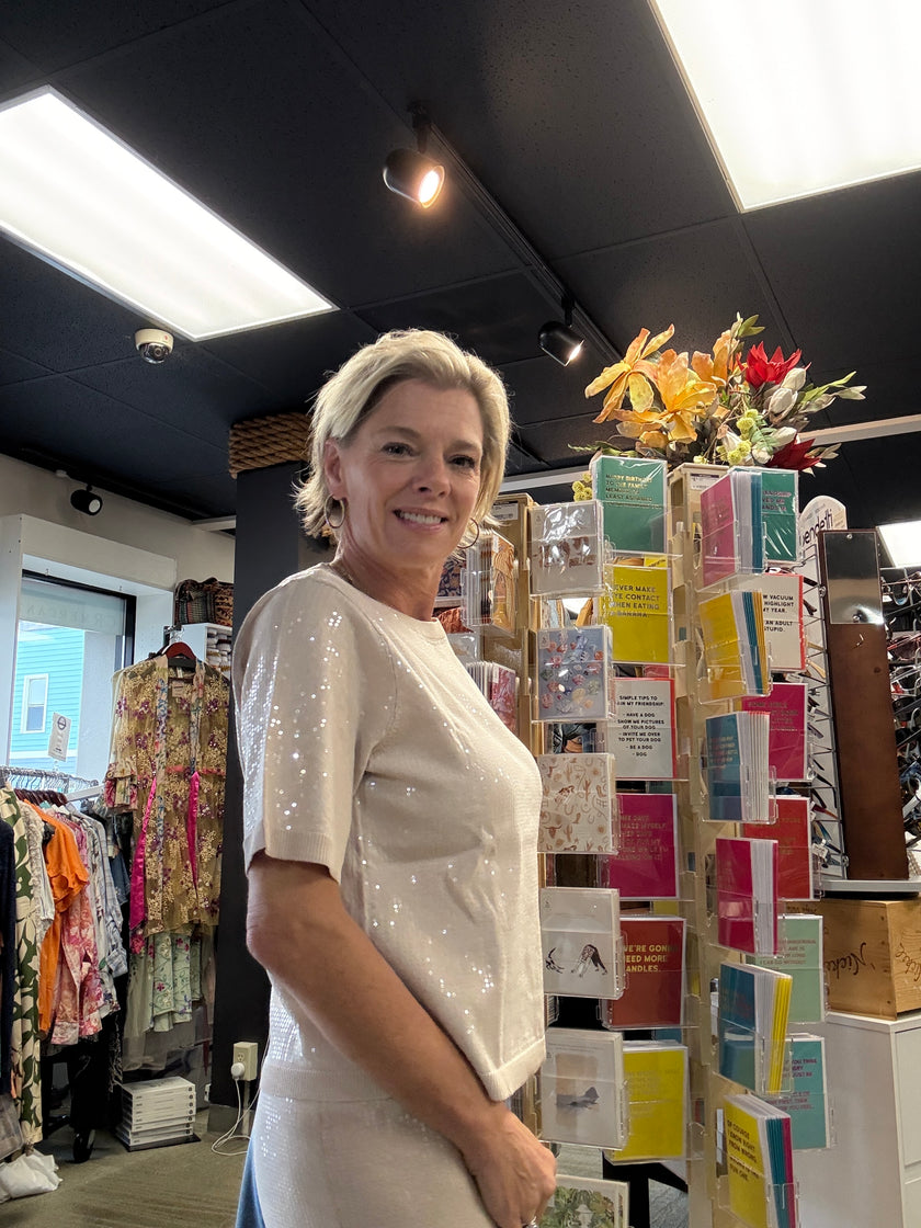 SPARKLE SEQUIN SWEATER