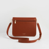 Into the Woods Tan Classic Satchel back