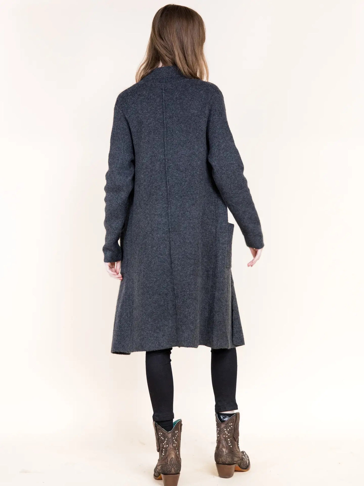 Cassie Tailored Back Seam Coatigan