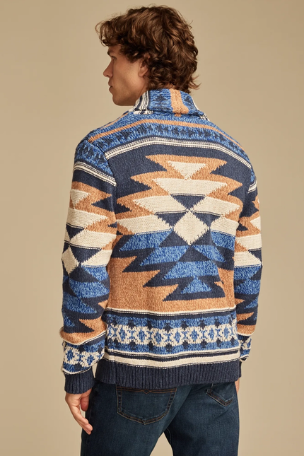 SOUTHWESTERN CARDIGAN. back