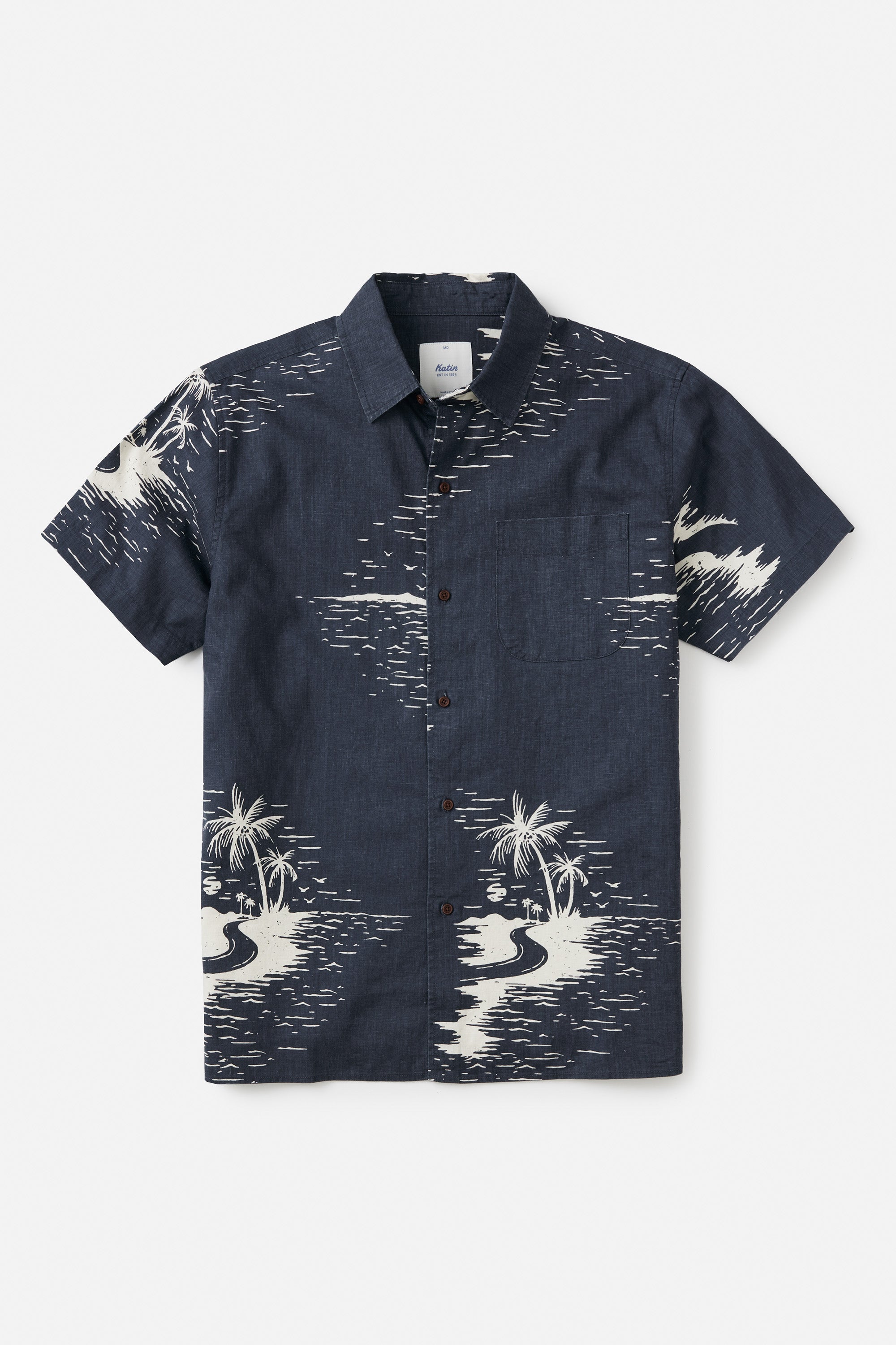 CAPTIAN SHIRT Indigo  stock