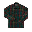 FINAL SALE Filson Plaid Jac  Over Shirt - Black/Green/Gold/Red-front