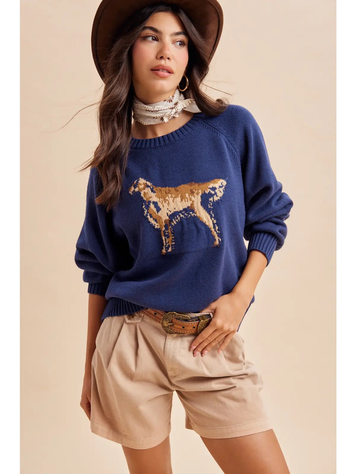 Dora Knitted Retriever Sweater