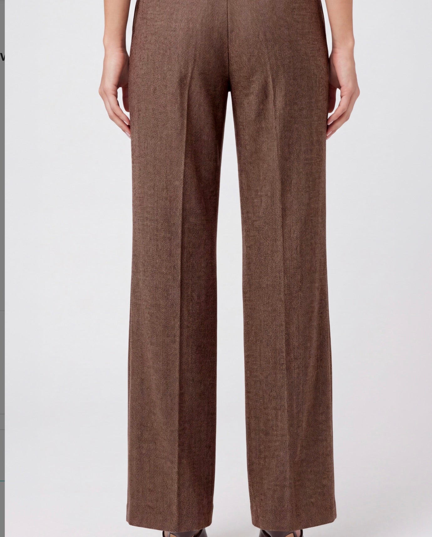 Addys Pleated Wide Leg Trouser