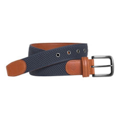 Amherst Knit Belt navy