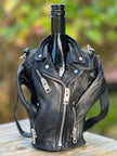 Leather jacket WINE BOTTLE HOLDER