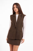 Simmons Blazer Vest, oat-front