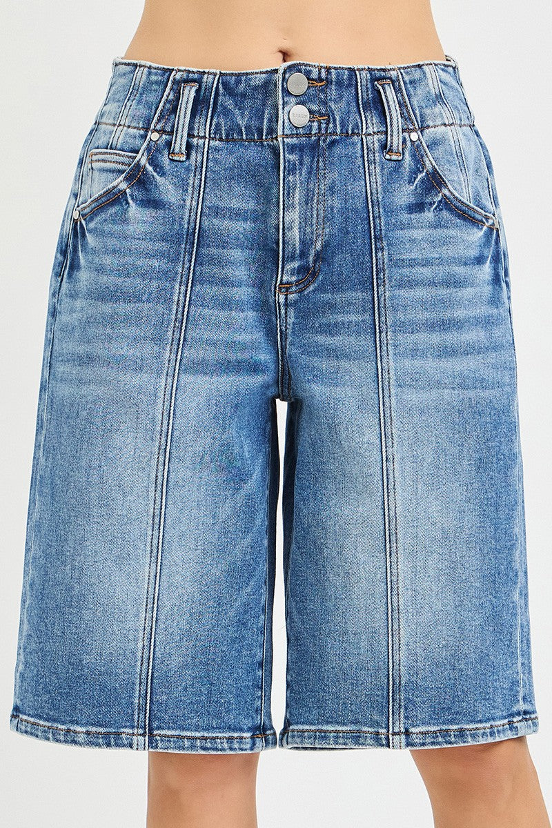 Kari Slouchy Bermuda Shorts front